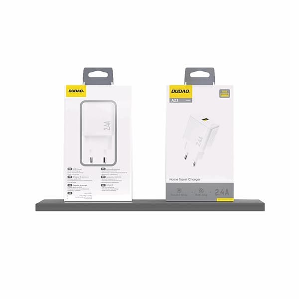 Dudao Väggladdare A23 2.4A USB-A - Vit