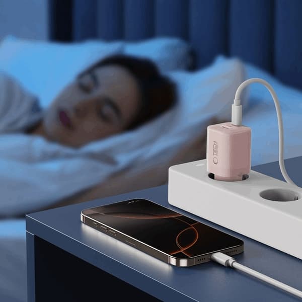 Tech-Protect Snabbladdare 33W NCM 2-Port QC3.0 - Rosa