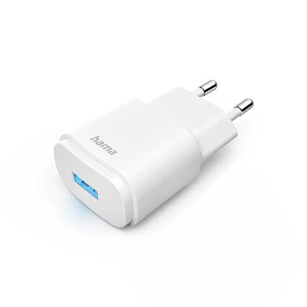 Hama Väggladdare 6W 1xUSB-A - Vit