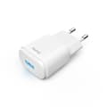 Miniatyrbild 1 av 3: Hama Väggladdare 6W 1xUSB-A - Vit
