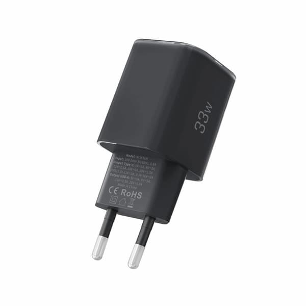 Tech-Protect Snabbladdare 33W NCM 2-Port QC3.0 - Svart