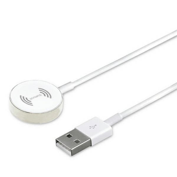 4smarts laddare Apple Watch 2.5W Med USB-A Kable - Vit