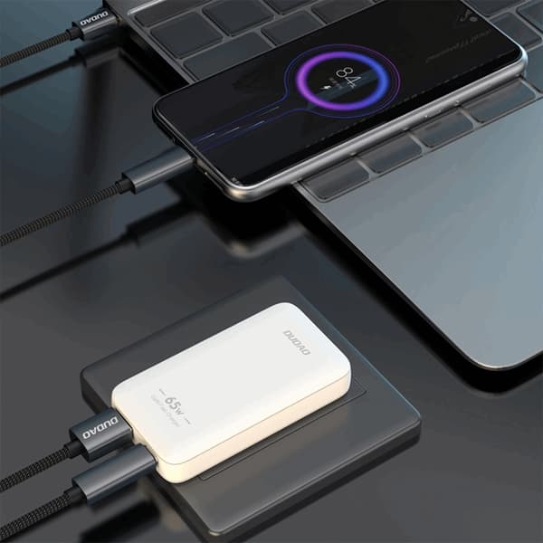 Dudao Snabbladdare GaN 65W A65Q USB-A/USB-C PD Ultra-Thin