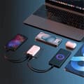 Miniatyrbild 7 av 8: Dudao Snabbladdare GaN 65W A65Q USB-A/USB-C PD Ultra-Thin