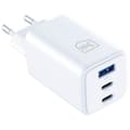 Miniatyrbild 7 av 8: 3MK Snabbladdare 65W 1xUSB-A 2xUSB-C PD QC4+ Hyper GaN