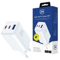 Miniatyrbild 1 av 8: 3MK Snabbladdare 65W 1xUSB-A 2xUSB-C PD QC4+ Hyper GaN