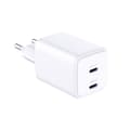Miniatyrbild 5 av 10: 3MK Snabbladdare 45W 2xUSB-C med USB-C Kabel Hyper - Vit
