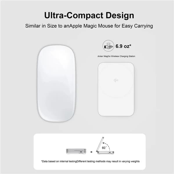 Qi2 MagSafe Trådlös Laddare iPhone, Airpods 15W YF-M29 - Vit