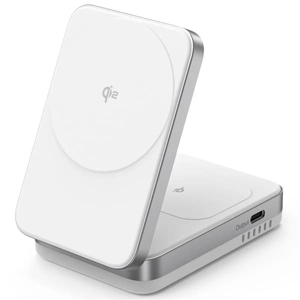 Qi2 MagSafe Trådlös Laddare iPhone, Airpods 15W YF-M29 - Vit