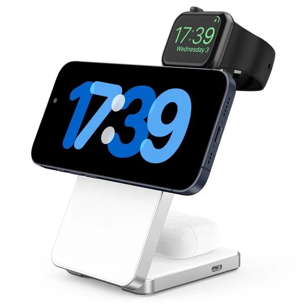 Qi2 MagSafe Trådlös Laddare iPhone, Apple Watch, Airpods 15W