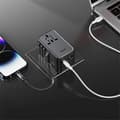 Miniatyrbild 8 av 10: ROCK Reseadapter 70W 2xUSB-A 1xUSB-C GaN