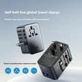 Miniatyrbild 2 av 10: ROCK Reseadapter 70W 2xUSB-A 1xUSB-C GaN