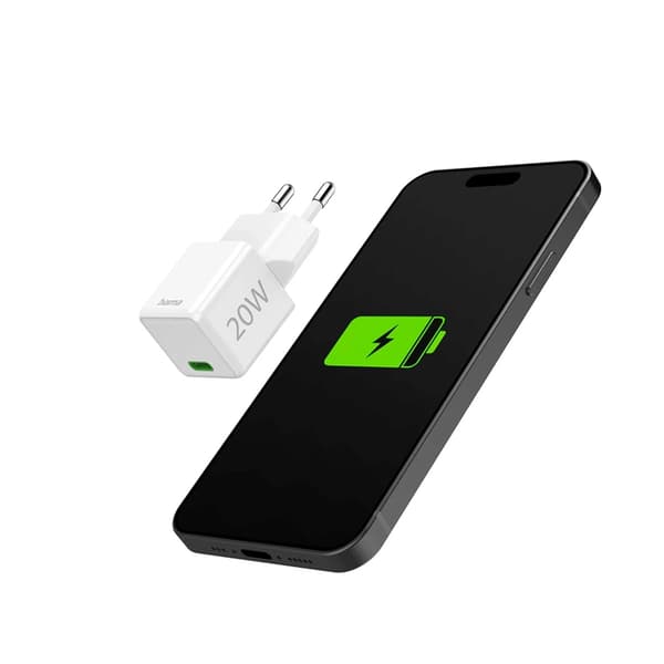 Hama Snabbladdare 100W 2xUSB-C 1xUSB-A GaN - Vit