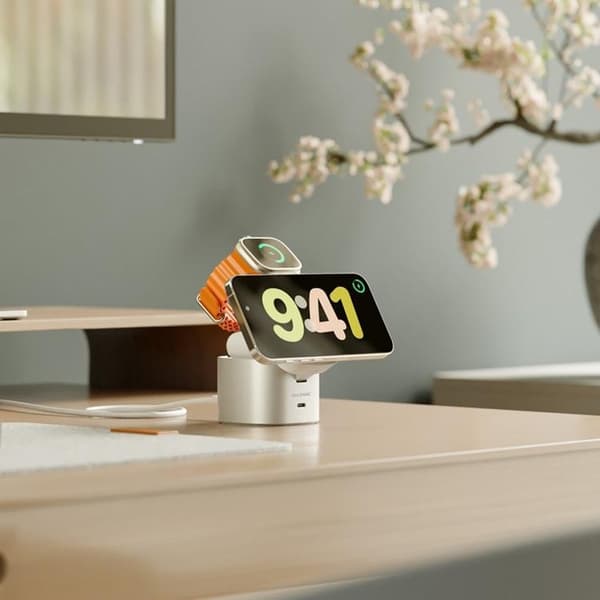 Alogic Qi2 4-in-1 Trådlös Laddare iPhone, Apple Watch, AirPods