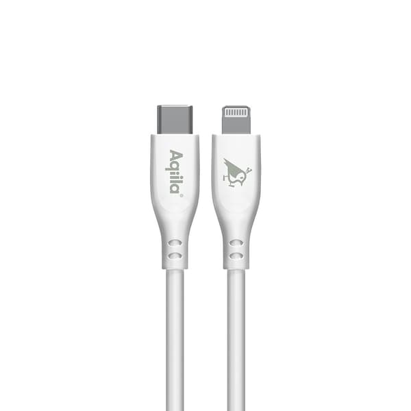 Aqiila Kabel Cablebird CS21 USB-C/Lightning 60W 1m Hvit