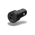 Miniatyrbillede 1 af 3: Aqiila Biloplader Chargebird CC2 USB-C + USB-A 32W Sort