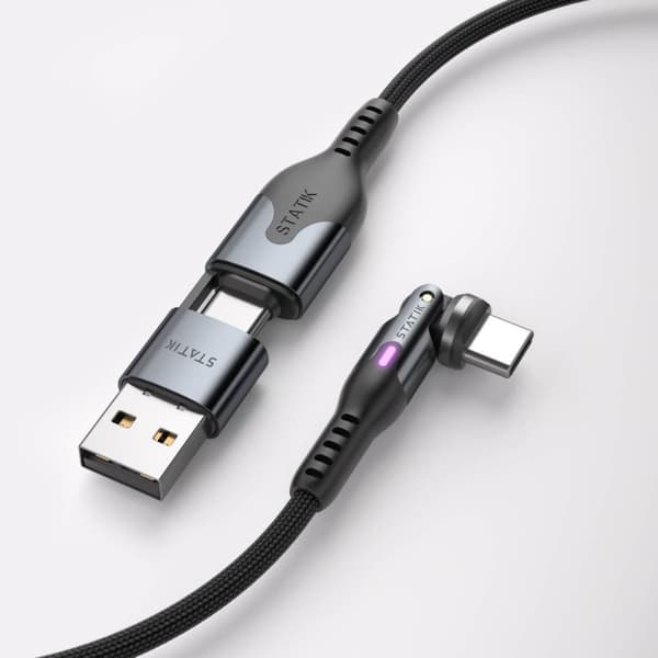 Statik Kaapeli PowerPivot Pro USB-C/USB-C 1m Musta