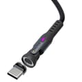 Miniatyrbild 3 av 11: Statik Kabel 360 Pro USB-C/LIghtning/Micro-USB 1m Svart
