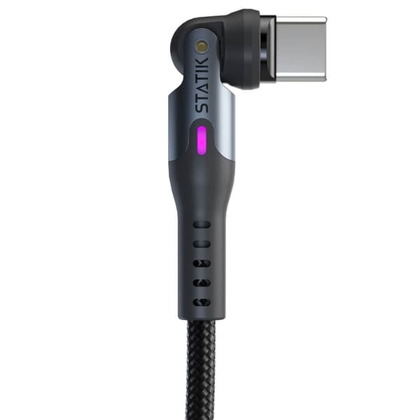 Statik Kabel 360 Pro USB-C/LIghtning/Micro-USB 1m Svart