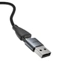 Miniatyrbild 7 av 11: Statik Kabel 360 Pro USB-C/LIghtning/Micro-USB 1m Svart