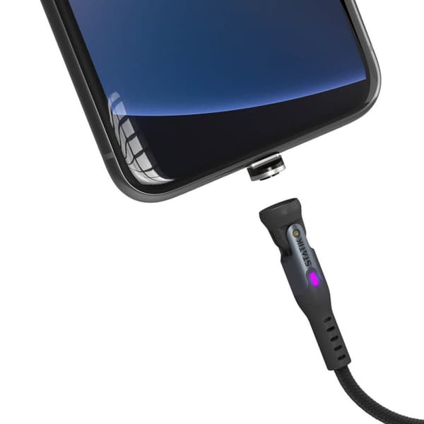 Statik Kabel 360 Pro USB-C/LIghtning/Micro-USB 1m Svart