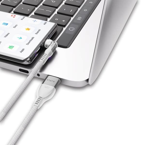 Statik Kaapeli PowerPivot Pro USB-C/USB-C 1m Valkoinen