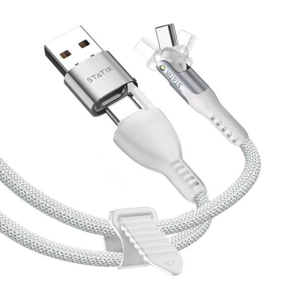 Statik Kaapeli PowerPivot Pro USB-C/USB-C 1m Valkoinen