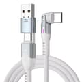 Pikkukuva 1 / 5: Statik Kaapeli PowerPivot Pro USB-C/USB-C 1m Valkoinen