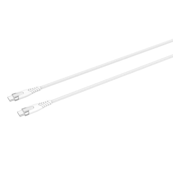 Gear Kaapeli Kevlar USB-C /USB-C 1.5m Valkoinen