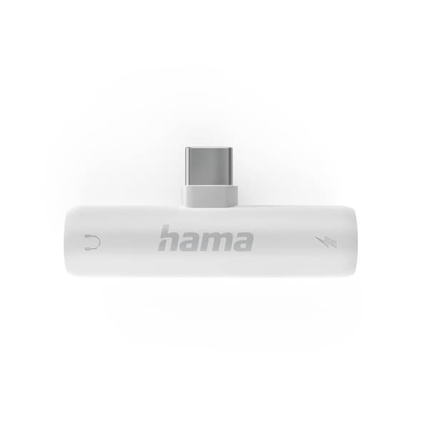Hama Ljudadapter 2xUSB-C Vit