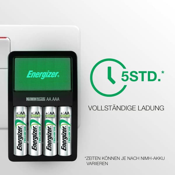 Energizer Maxi Charger Batteriladdare NiMH AAA (R03), AA (R6)