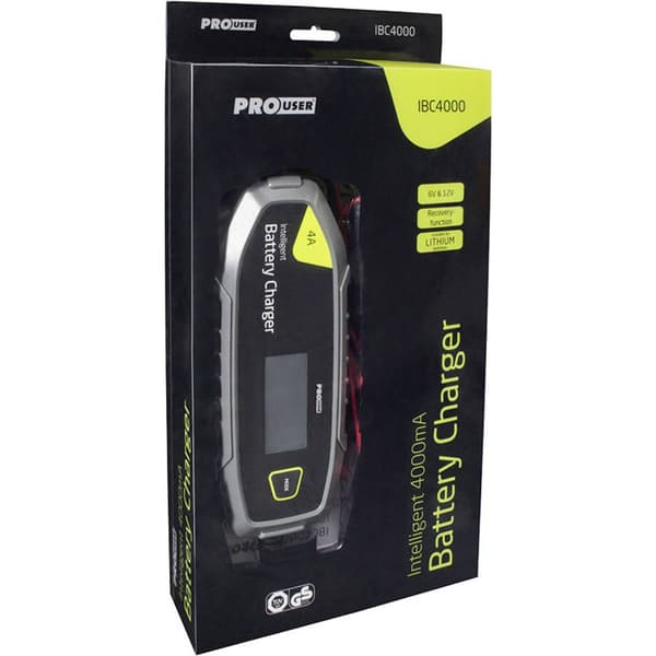 ProUser IBC 4000 16635 Bilbatteriladdare 12 V, 6 V 4 A