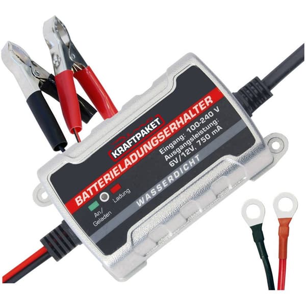 Dino KRAFTPAKET 136303 Bilbatteriladdare 0.75 A 0.75 A
