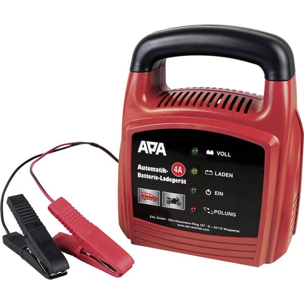 APA 16626 Bilbatteriladdare 12 V 27 A, 4 A