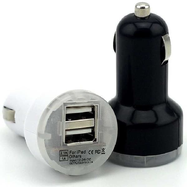 Universell Mini Billaddare Dubbel USB 2.1A