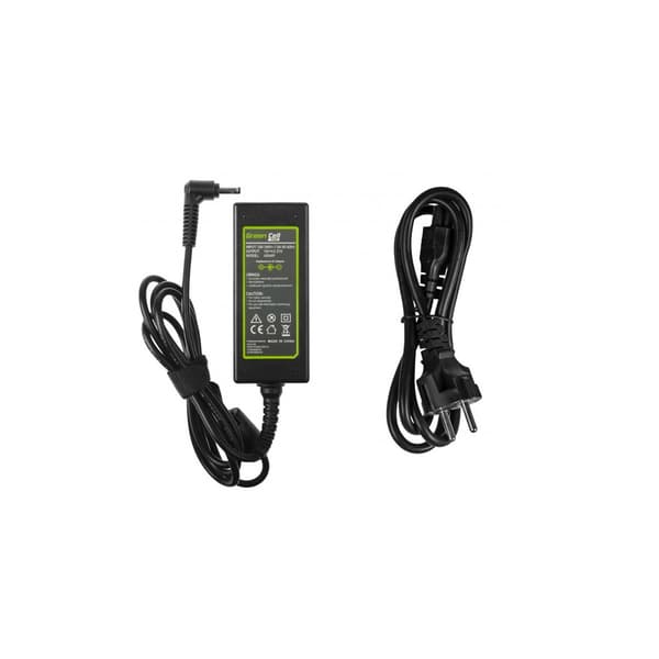 Green Cell PRO lader / AC Adapter til  Asus R540 X200C X200M Vivobook F201E S200E ZenBook Sort