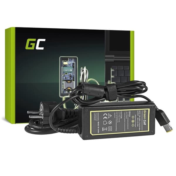 Green Cell laturi / Virtasovitin Lenovo 65W / 20V 3.25A /