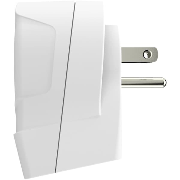 Rejseadapter Europa til USA etc. 2xUSB-A 12W Jordet