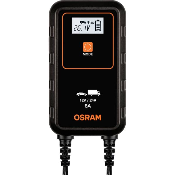 OSRAM OEBCS908 4052899620544 Bilbatteriladdare 12 V, 24 V 4 A, 8 A 4 A, 8 A