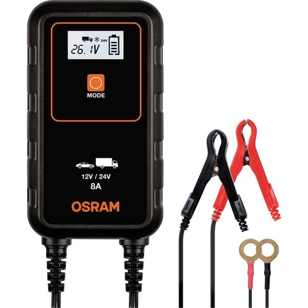 OSRAM OEBCS908 4052899620544 Bilbatteriladdare 12 V, 24 V 4 A, 8 A 4 A, 8 A