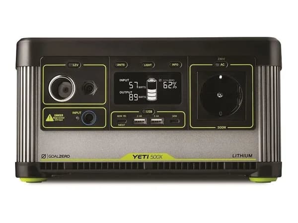 Goal Zero 36110, POWER STATION YETI 500X, 600w, 505Wh - EU plug