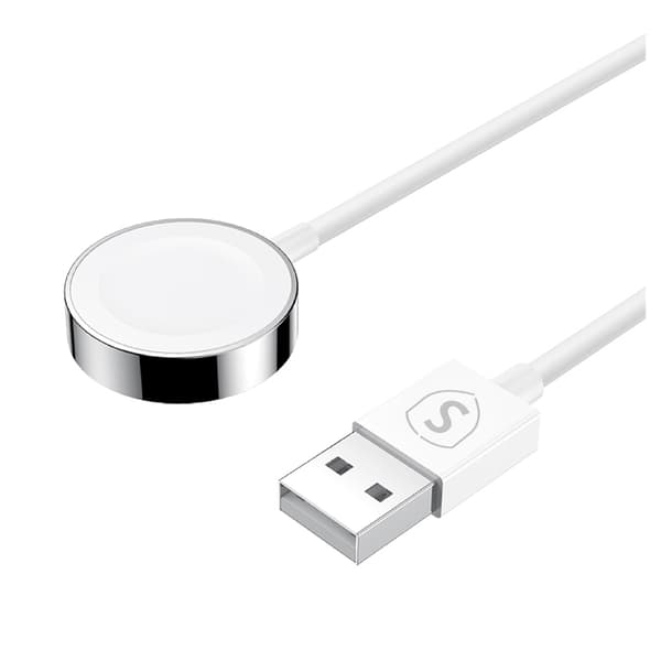 SiGN Magnetisk Laddare för Apple Watch, 2.5W, 3A, 1.2m - Vit