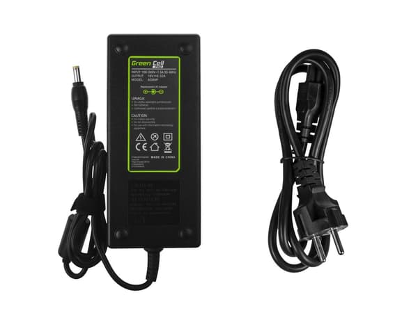 Green Cell PRO laddare 19V 6,32A 120W – kompatibel med Acer Aspire 7552G och 7745G