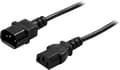 Miniatyrbilde 1 av 4: Extension cable, PC & display, straight IEC C13-IEC C14, 1m