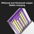 Miniatyrbild 4 av 9: Snabb väggladdare - USB-C PD, USB-A - 20W med USB-A til Lightning kabel, 1m