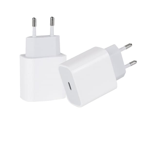 (2-PACK) Apple iPhone 11/12/13/14/15/16 PRO MAX - 20w USB - C snabbladdare / strömadapter