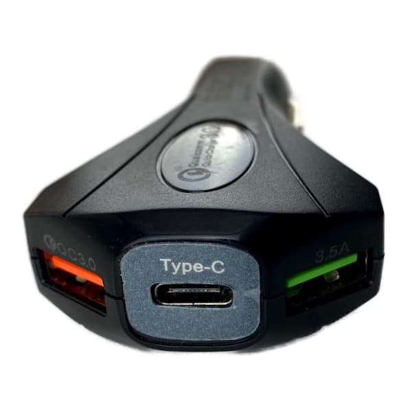 USB Charger - Car 3 Outlets