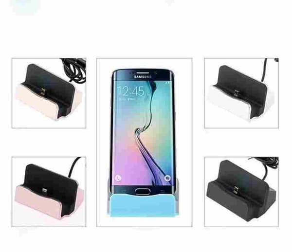 Mobildocka - Micro USB Laddning Svart Svart