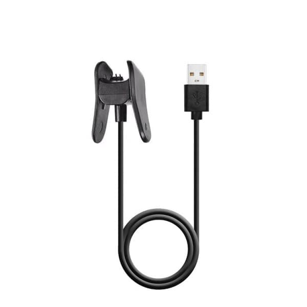 Oplader til Garmin Vivosmart 4. 1 meter opladekabel.