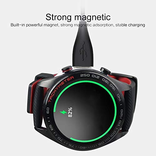 INF Huawei GT 2 Pro/Watch 3/Watch 4/GT3 trådlös laddningsdocka / magnetisk snabbladdare Svart